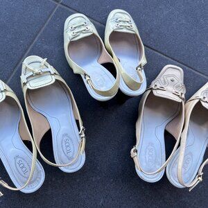 3 pairs of TOD'S pumps